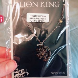 Lion King Simba symbol necklace